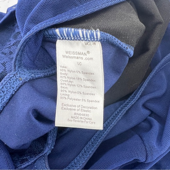 WEISSMAN dance coquette sheer bodysuit DRESS - Picture 7 of 7